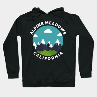 Alpine Meadows Ski Snowboard Mountain California Yosemite - Travel Hoodie